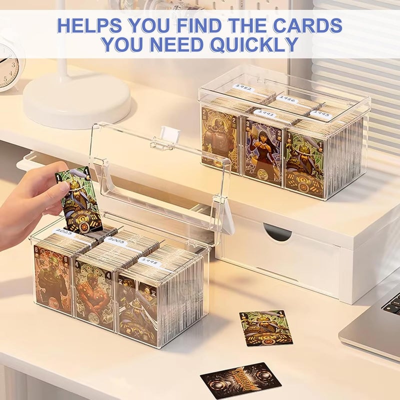 Guirnd 198PCS Trading Card Dividers, Paper Card Dividers, Standard Vertical Card Divider for MTG/Sports/Games Card Categorization and Management - White - Image 5